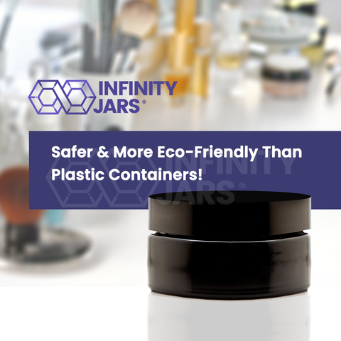200 ml Glass Cosmetic Style Wide Mouth Jar