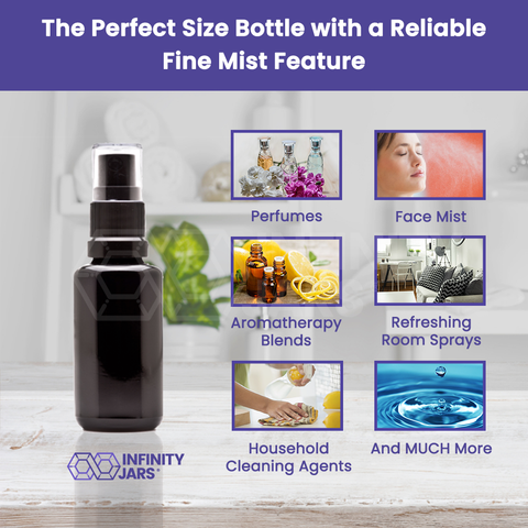 30 ml Glass Fine Mist Spray Bottle