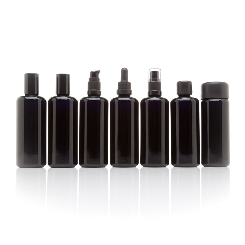 100 ml Seven Glass Bottle Cosmetic Collection