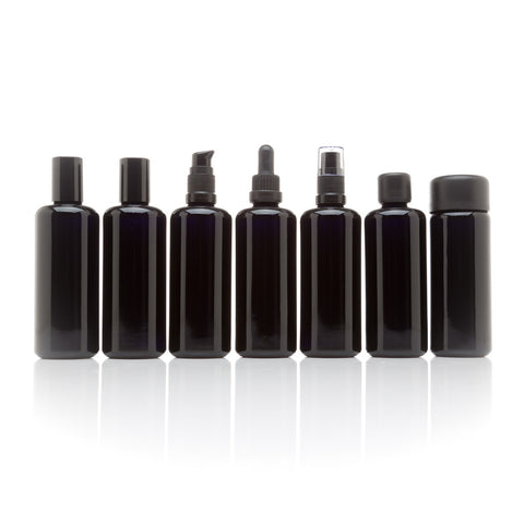 100 ml Seven Glass Bottle Cosmetic Collection