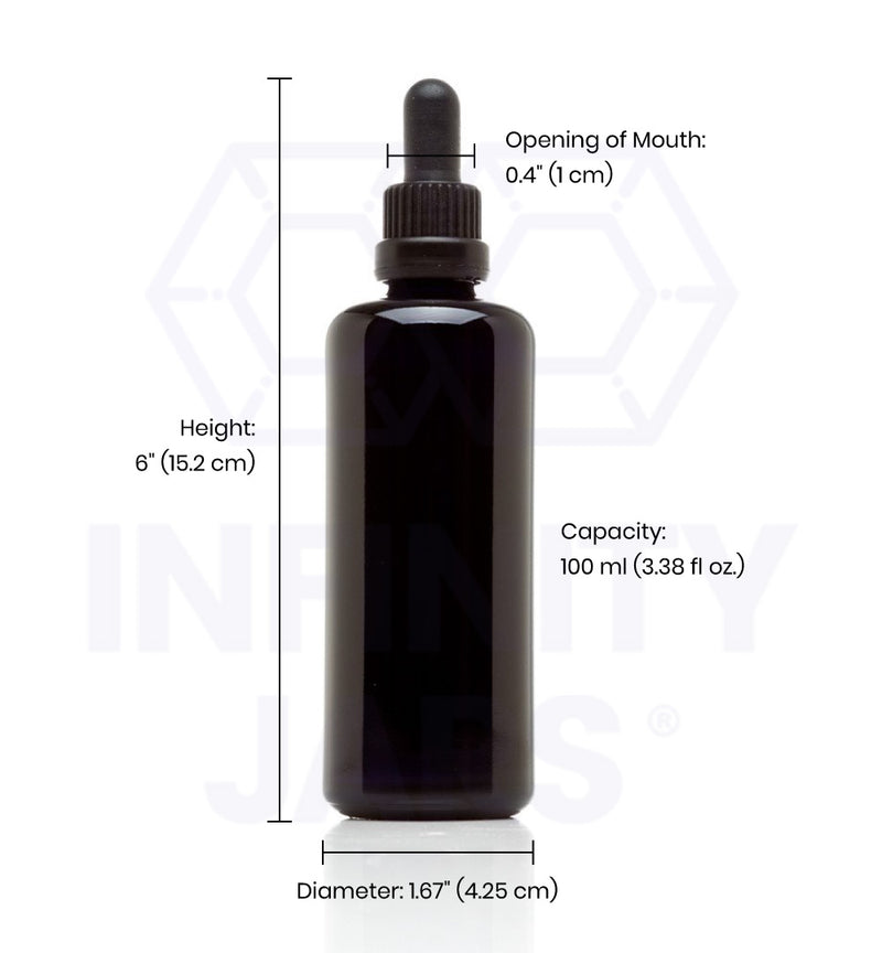 100 ml Glass Pipette Dropper Bottle