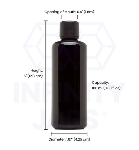 100 ml Easy Pour Screw Top Bottle