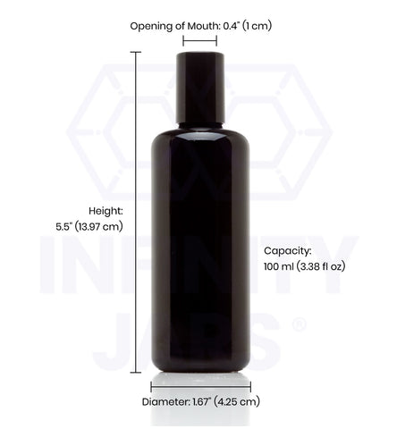 100 ml Glass Roller Applicator Bottle