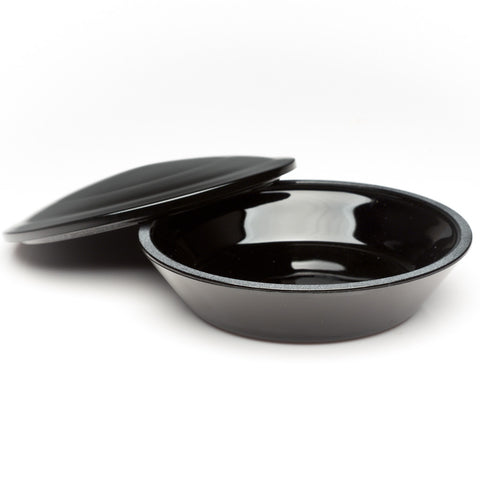 Infinity Jars 100 ml (3.38 fl oz) Black Ultraviolet Covered Glass Dish with Glass Lid 3-Pack, Size: One Size