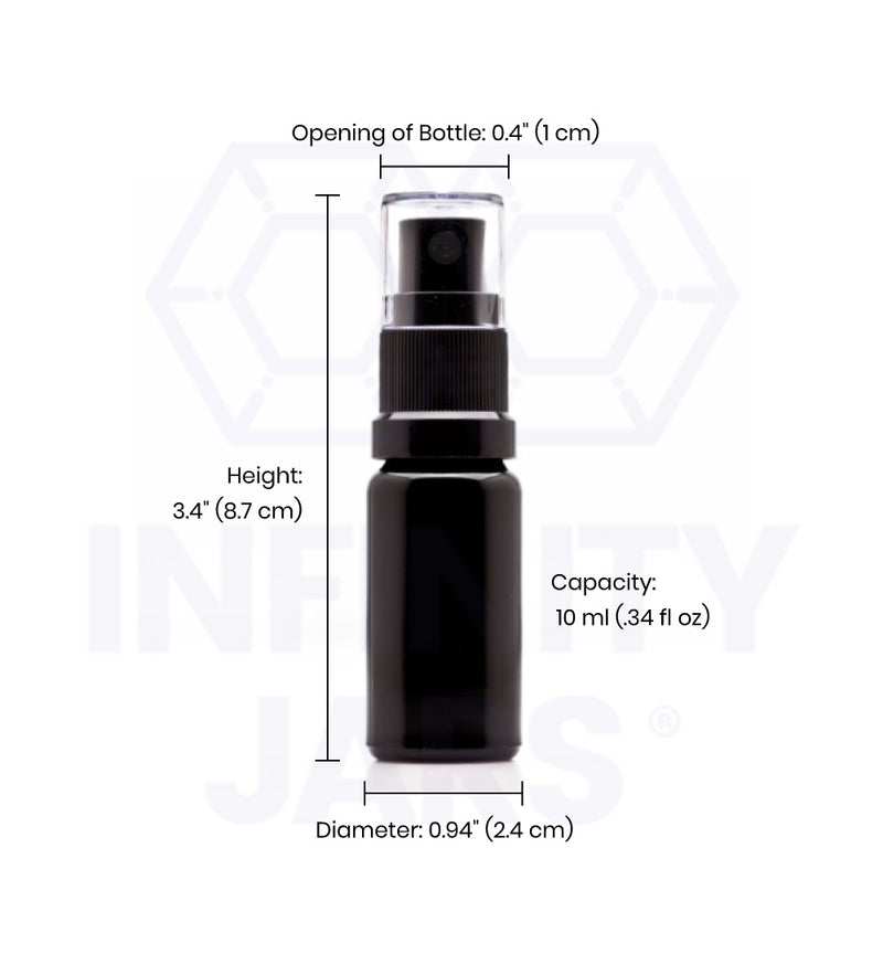 10 ml Glass Fine Mist Spray Bottle