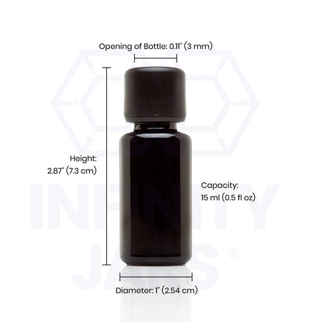 15 ml Easy Pour Screw Top Bottle