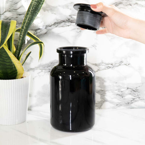 1 Liter Glass-on-Glass Apothecary Jar