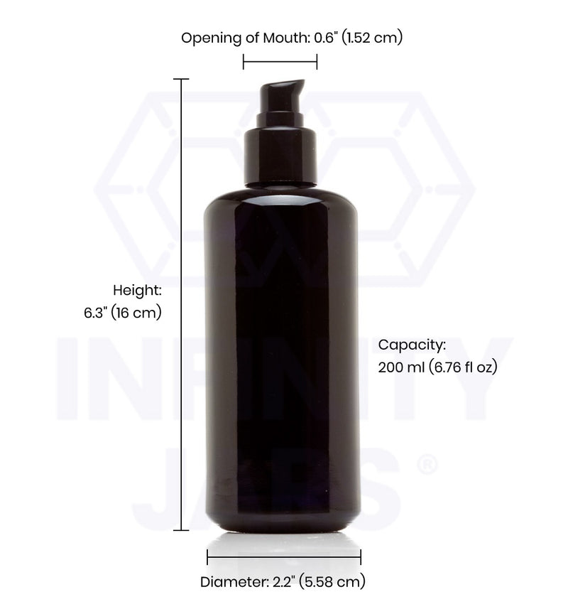 200 ml Glass Push Pump Bottle