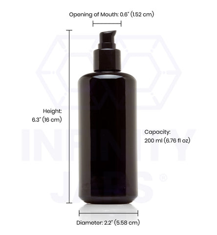 200 ml Glass Push Pump Bottle