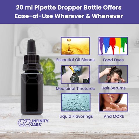 20 ml Pipette Dropper Bottle