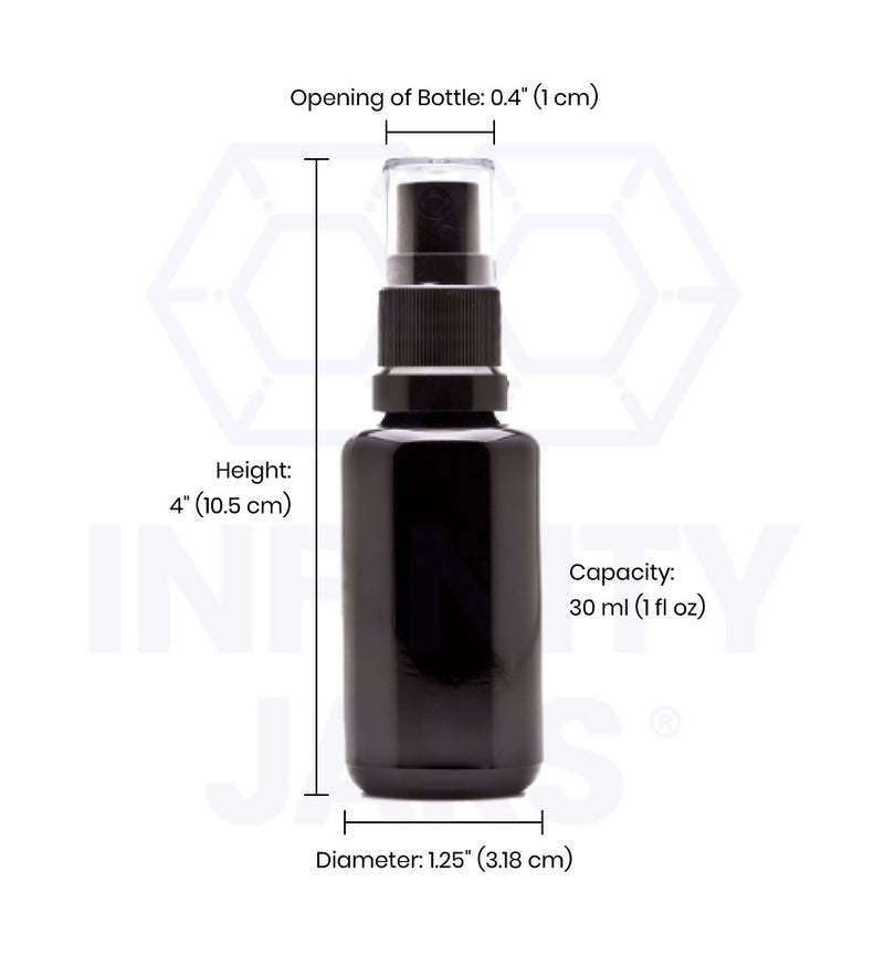 30 ml Glass Fine Mist Spray Bottle