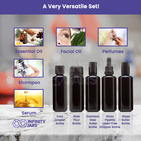 50 ml Five Bottle Cosmetic Collection