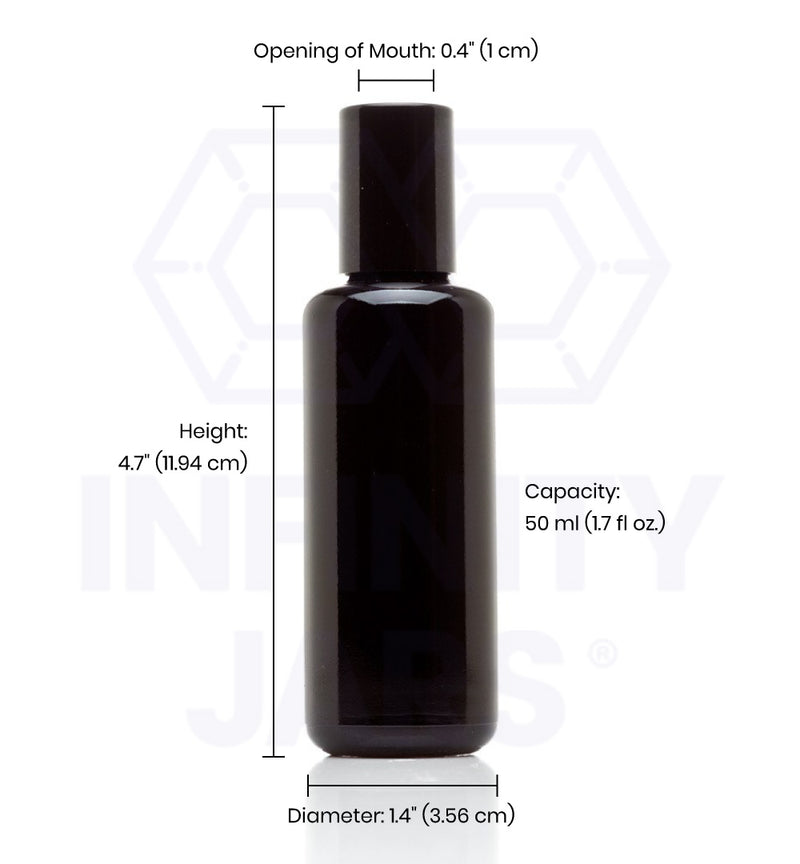 50 ml Glass Roller Applicator Bottle