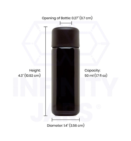 50 ml Glass Slow Pour Bottle