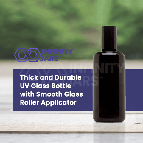 60 ml Glass Roller Applicator Bottle