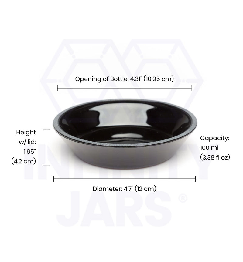100 ml Glass Covered Dish with Glass Lid