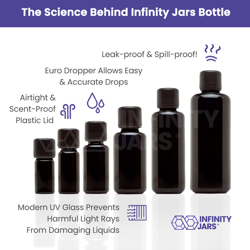 Essential Oil Glass Bottle Variety Pack