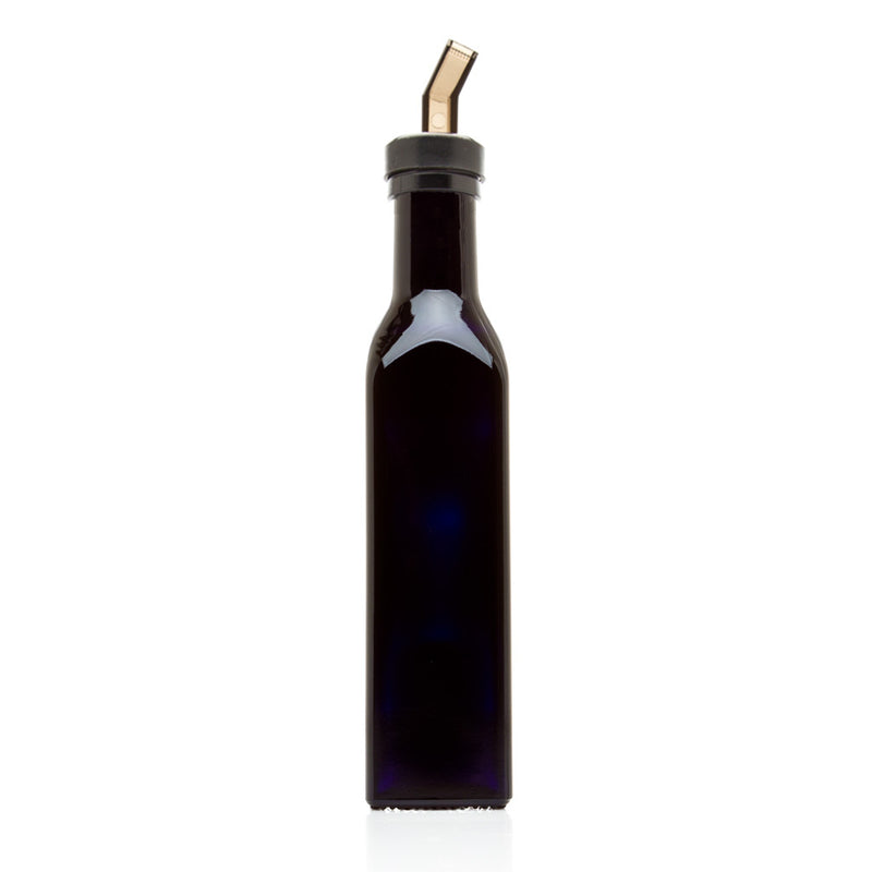250 ml Square Glass Bottle with Oil Spout