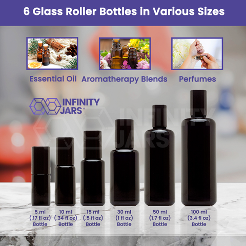 Glass Roller Bottle Variety Pack