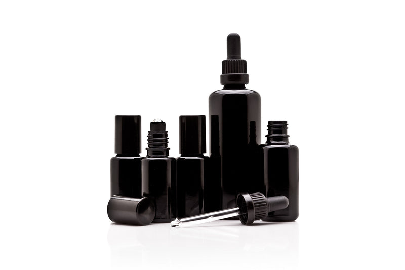 Infinity Jars Essential Oil Value Pack: 100 ml dropper, 30 ml dropper, 3x15 ml steel roller bottles