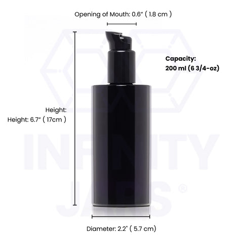 200 ml Glass Lotion Pump Bottle