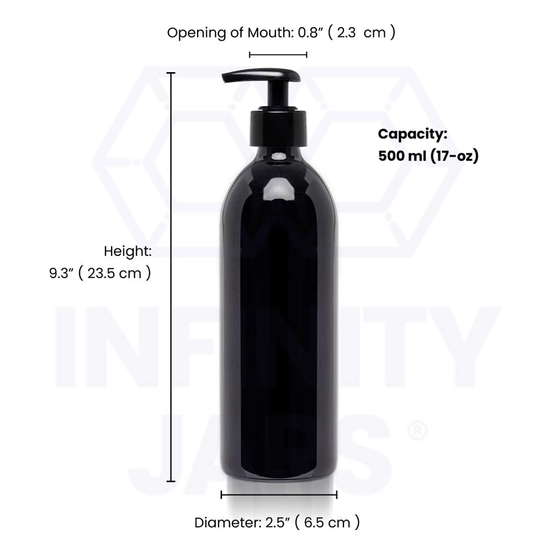 500 ml Glass Soap Dispenser Bottle