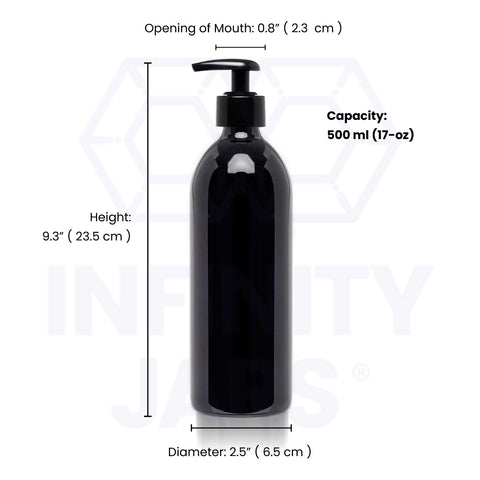 500 ml Glass Soap Dispenser Bottle
