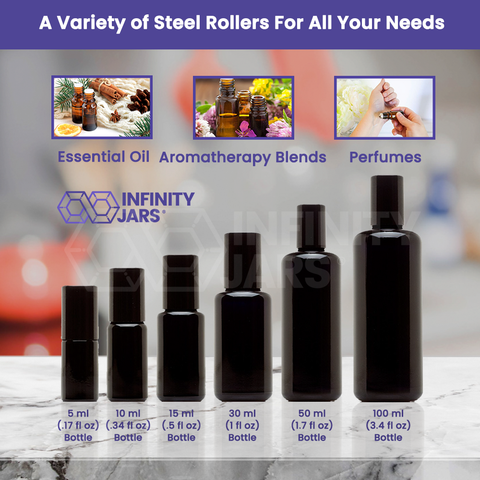 Glass Steel Roller Bottle Variety Pack