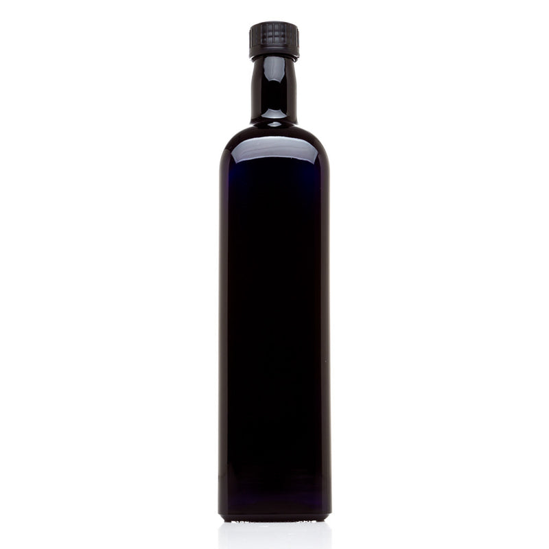 1 Liter Square Glass Bottle with Oil Spout