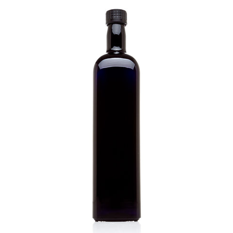 1 Liter Square Glass Bottle with Oil Spout