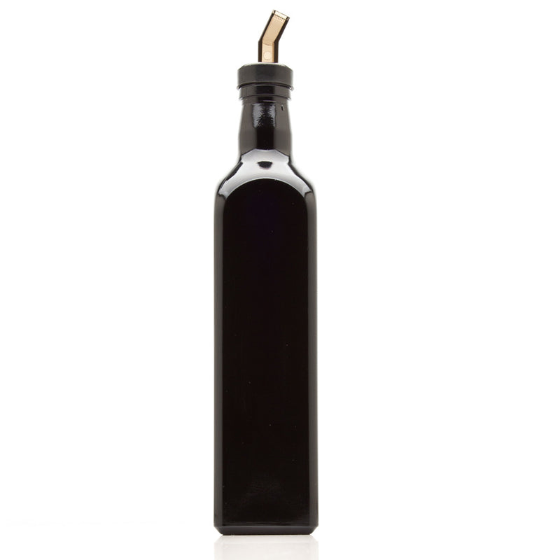 500 ml Square Glass Bottle with Oil Spout